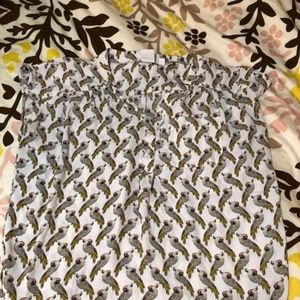 Cap Sleeve New York and Company Parrot Blouse